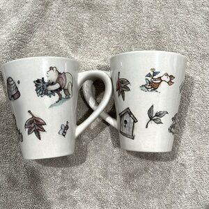 Vintage 1990s Disney Pooh 100 Acre Wooden stoneware Coffee Mugs sold separately